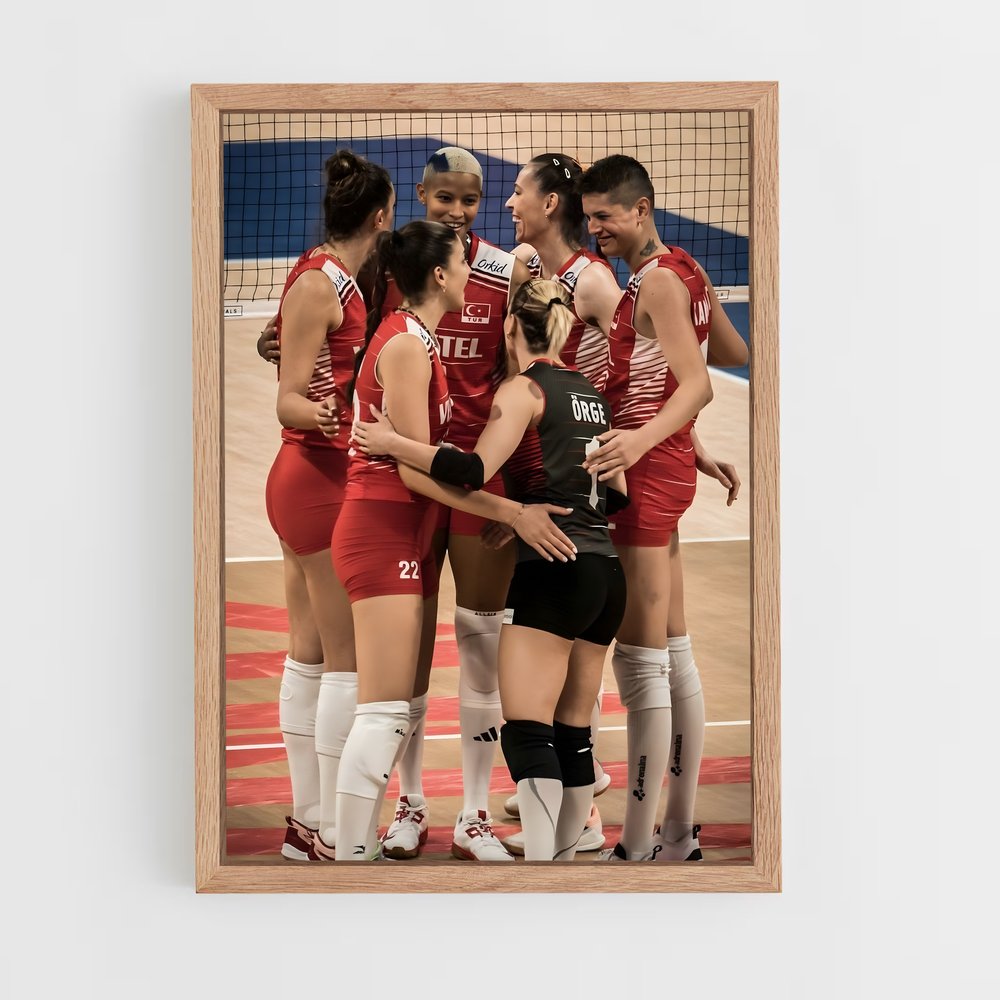Poster Équipe de Volleyball Turque (vue 4)